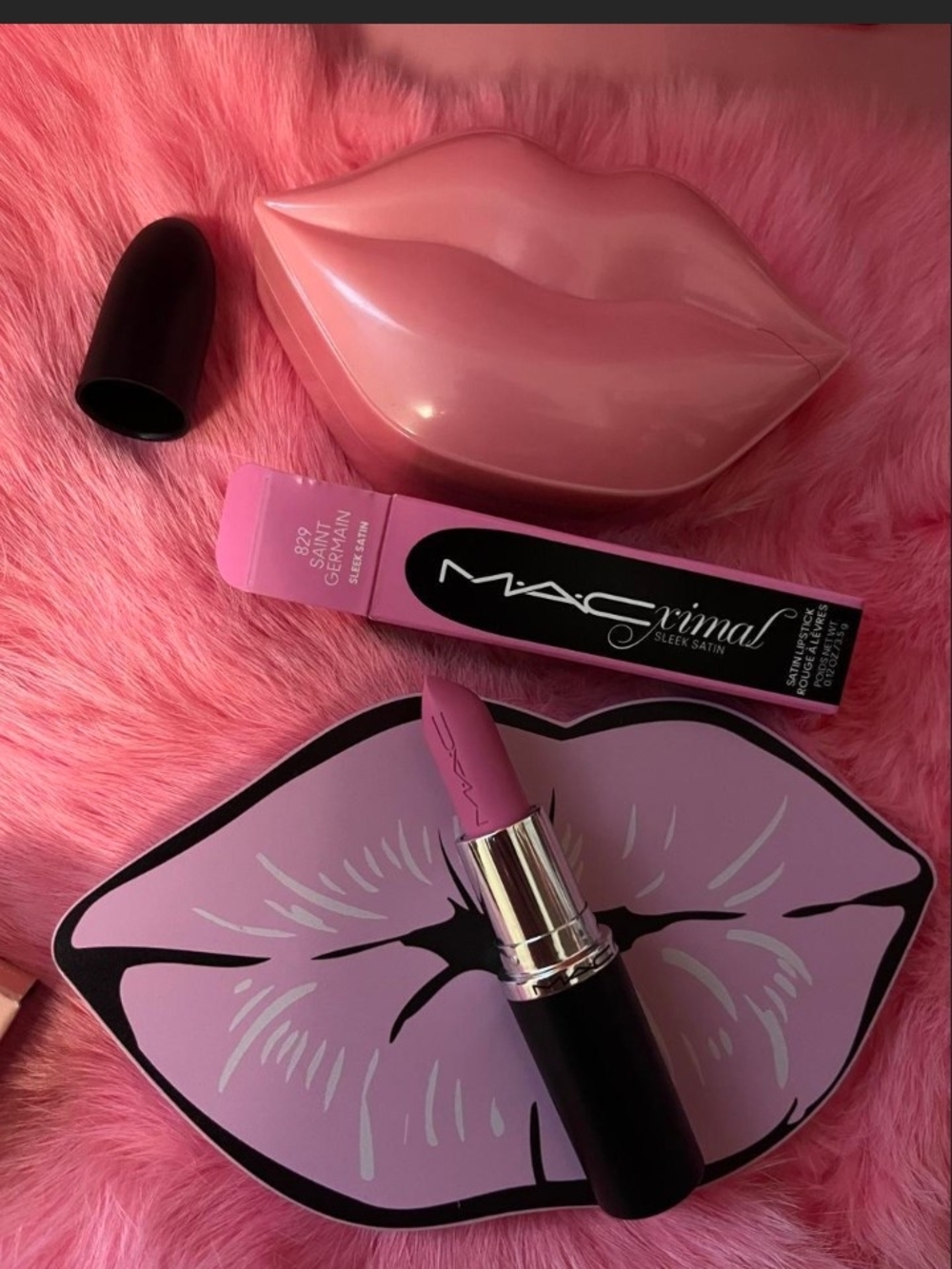 Pink Mac Lipstick Saint Germain